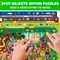 QUOKKA 60 Piece Kids Puzzles Ages 5-8 - Set of 4 Bible Jigsaw Puzzles for Kids 4-6-10 Year Old - Tower of Babel | Noah`s Ark | Eden Toys for Children 5-7 yo - Christian Gifts for Boys & Girls